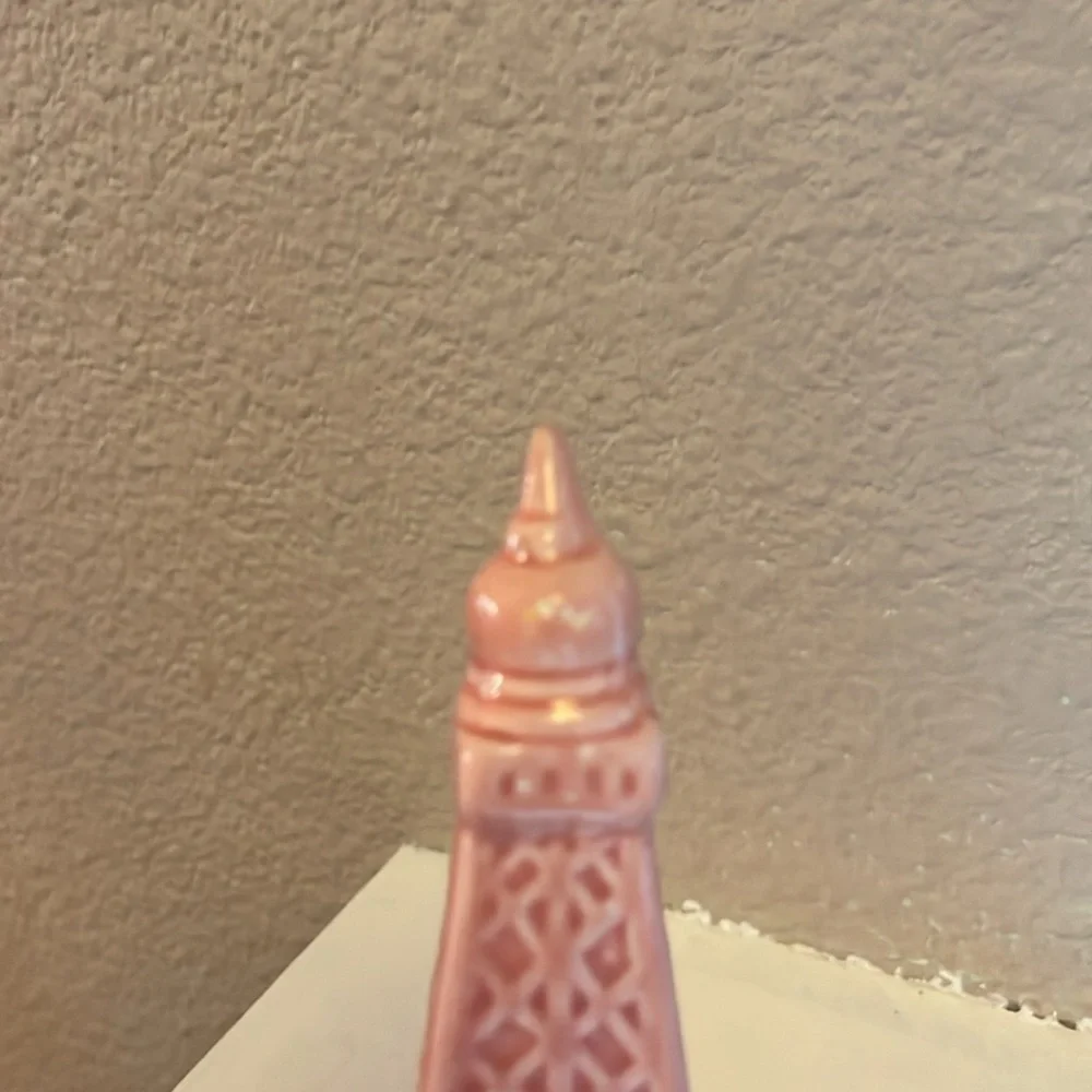 Pink Eiffel Tower Paris Ceramic Room Decor Coquette Fench Girly - Picture 3 of 9